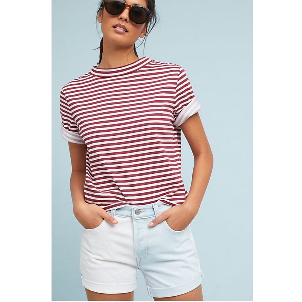 Levi's 501 High Rise Two Tone Denim Shorts
